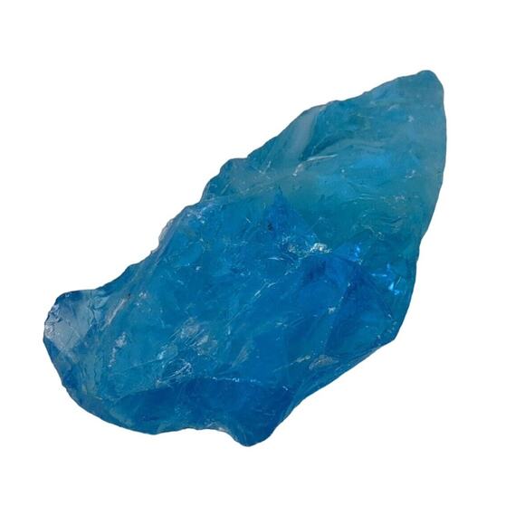 Sky Blue Transparent Art Glass Cullet #SM2340 - Picture 2 of 6